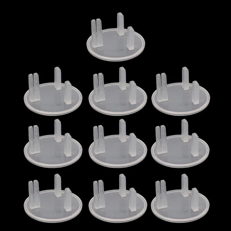 

57EE 10 Pcs UK Power Socket Cover Plugs Baby Electric Sockets Outlet Plug Kids Electrical Safety Protector Sockets Protection