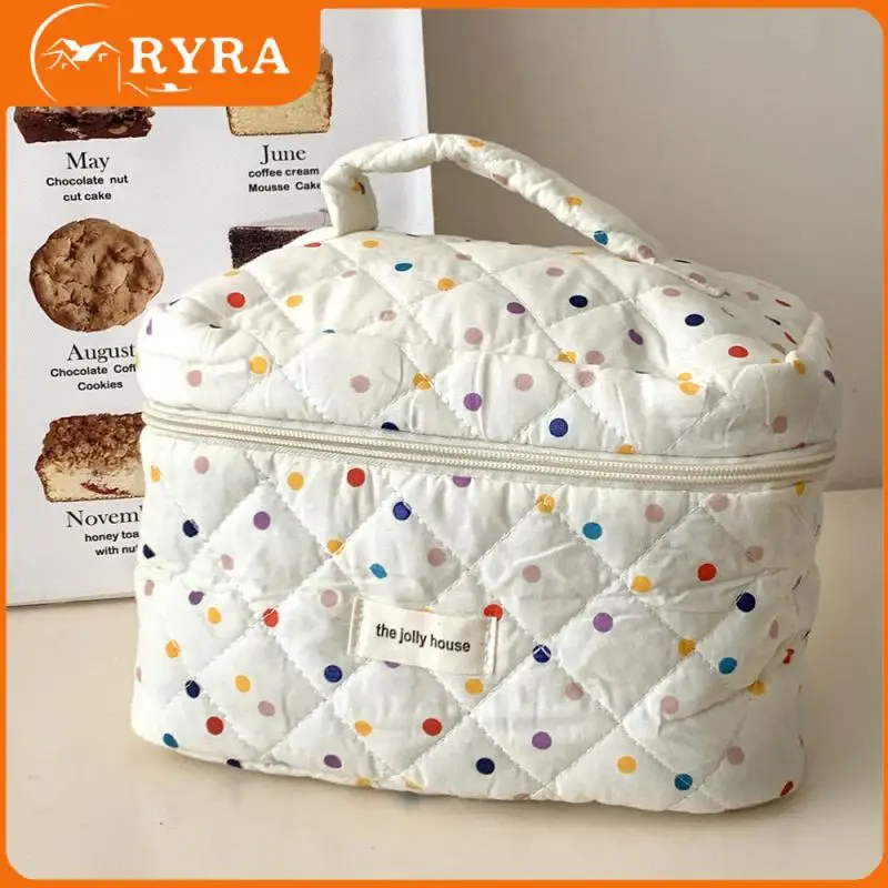 

Creative Design Cute Female Student Storage Bag Polyester Colorful Portable Travel Cosmetic Bag Outdoor Multifunction 1pcs