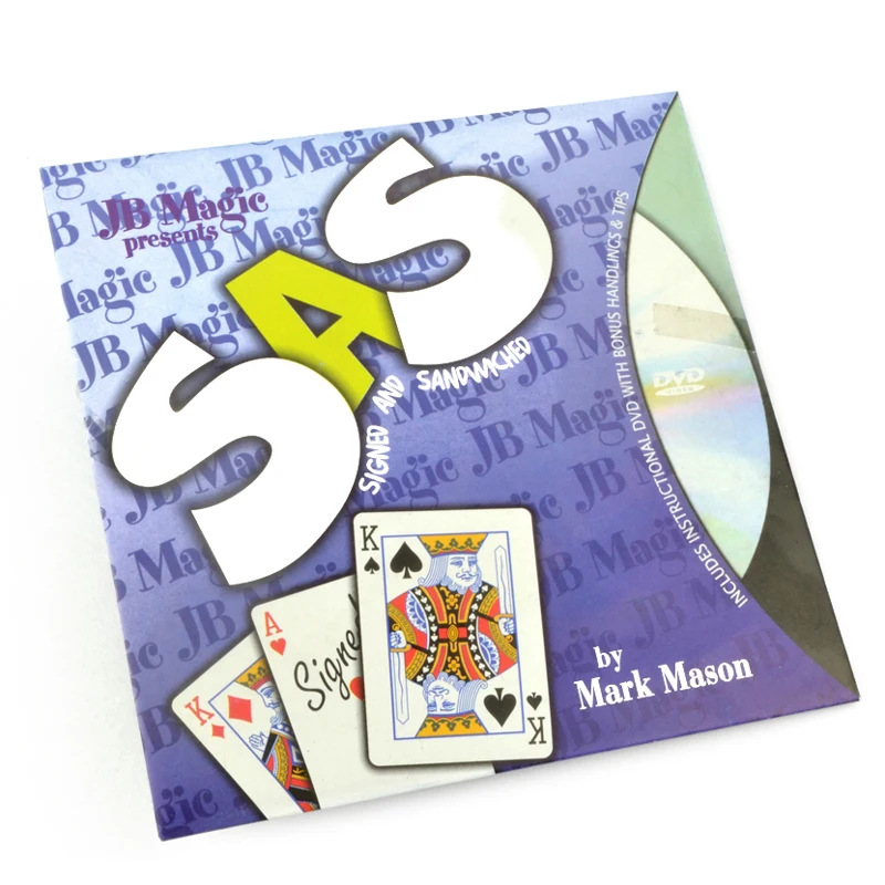 

Signed And Sandwiched Magic Tricks Props Toys Include DVD