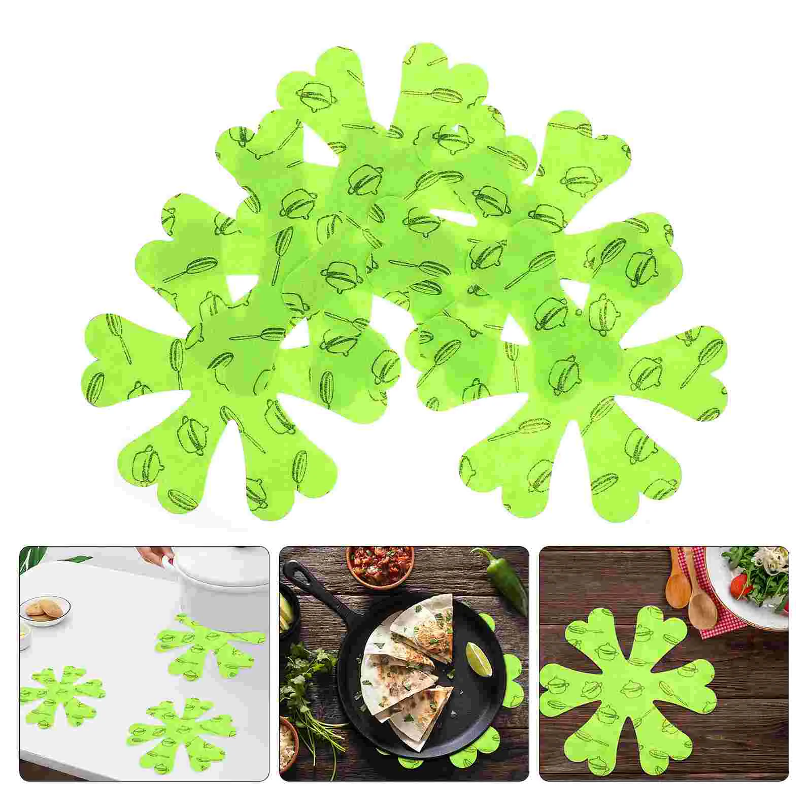 5 шт. фетровый держатель для кастрюль и защитные коврики сковородок коврик