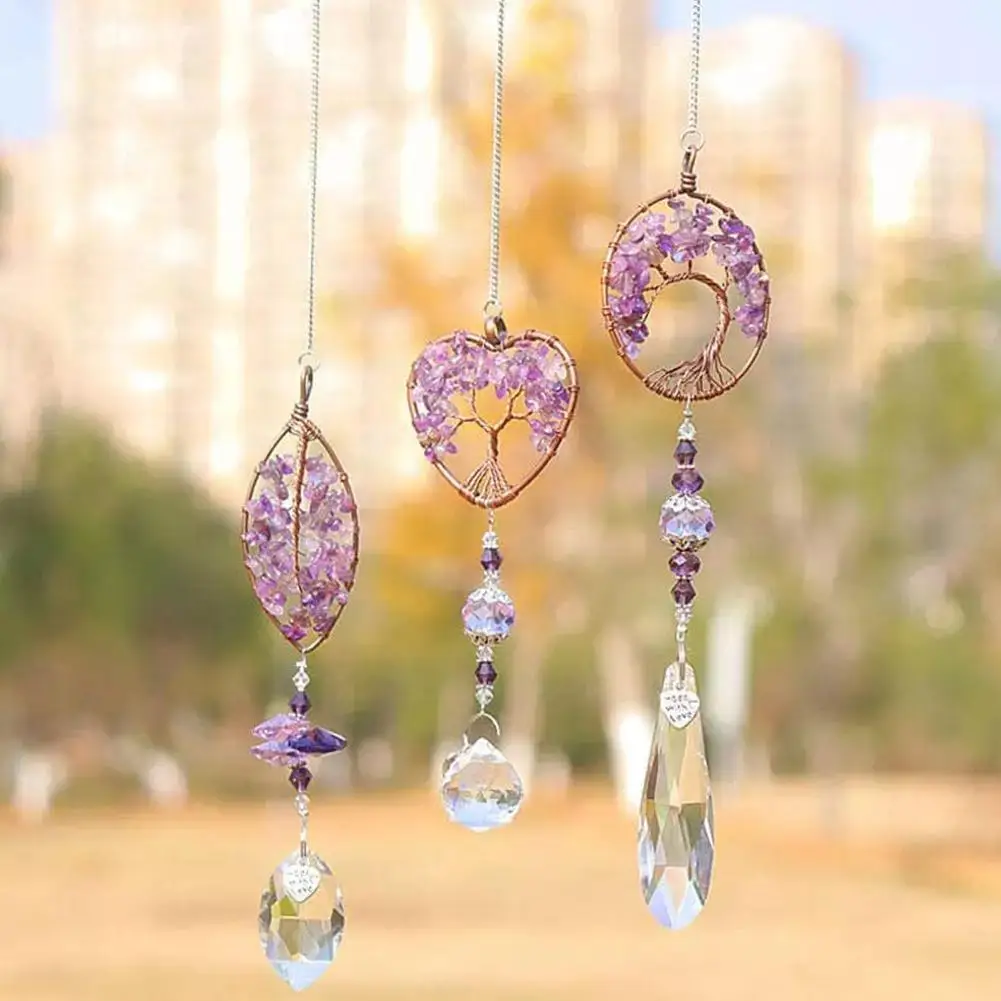 

Хрустальный Ловец ветра, алмазные призмы, подвеска, Радужный Ловец снов, садовый Ловец ветра, подвесной декор, домашний I4D7