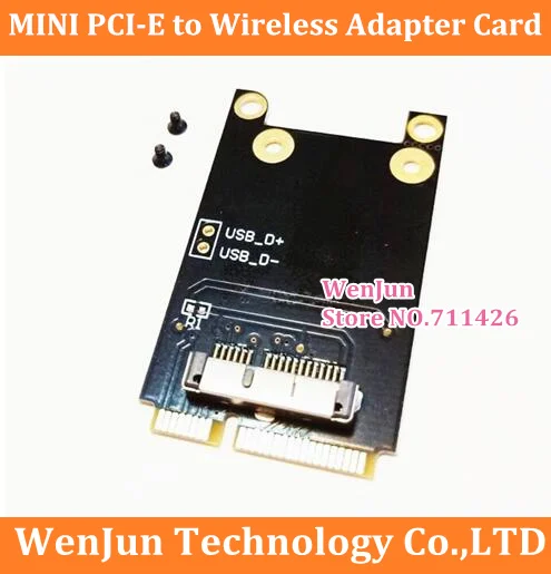 

MINI PCI-E to wireless wifi card wireless card BCM94360CD BCM94331CSAX to mini pci-e adapter card
