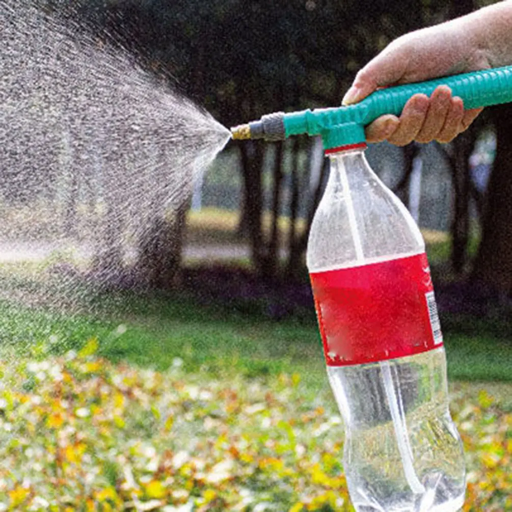

1Pc Garden Watering Tool Air Pump Manual Sprayer Adjustable Drink Bottle Spray Head Nozzle Garden Irrigation Tools