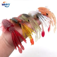 whyy squid fishing lure uv luminous octopus squid jig slow trolling slow pitch jigging bait with assist hooks