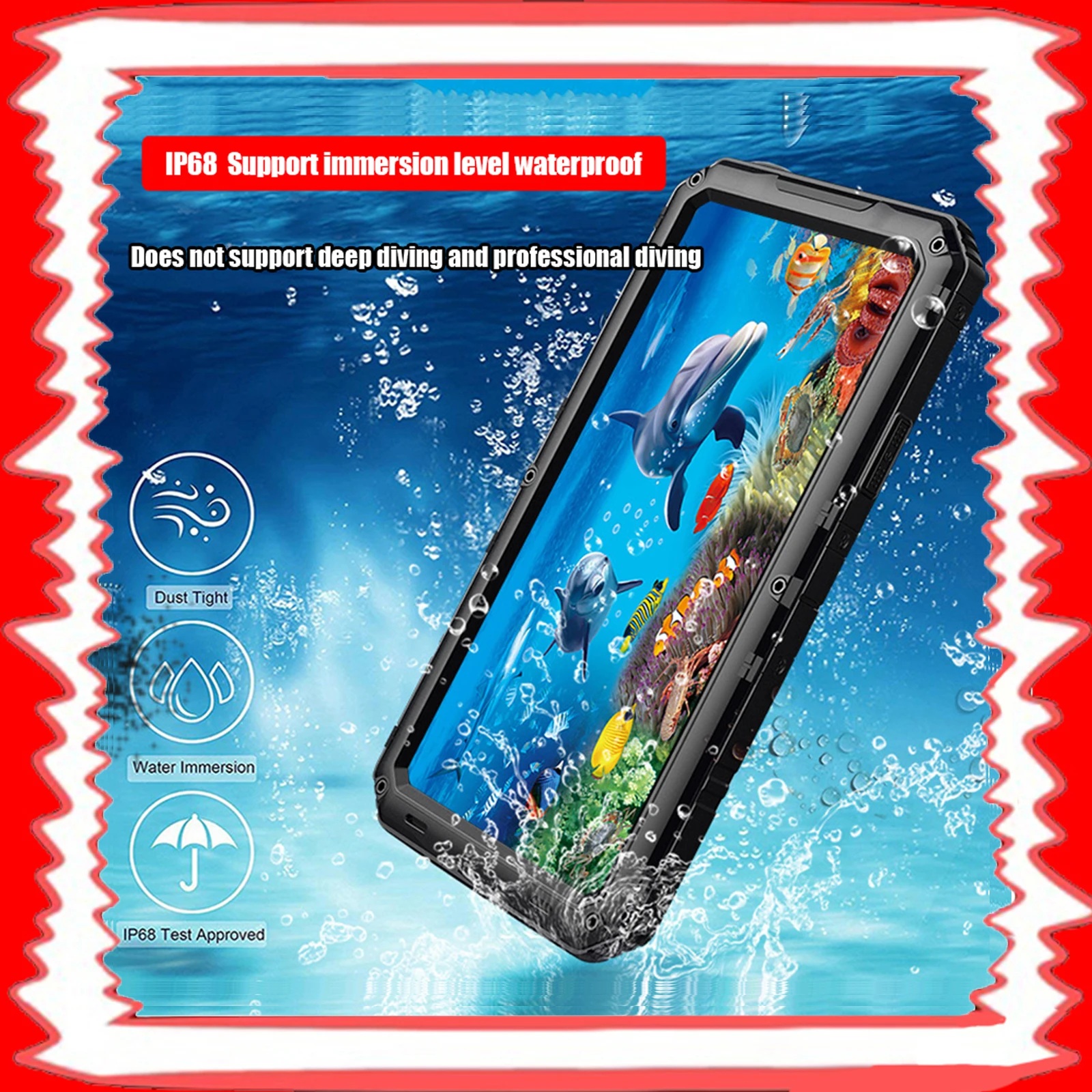 

Водонепроницаемый чехол для телефона IPhone 14 13 12 11 Pro Max XS XR SE 6 7 8, чехол для дайвинга, подводного плавания, спорта на открытом воздухе IP68