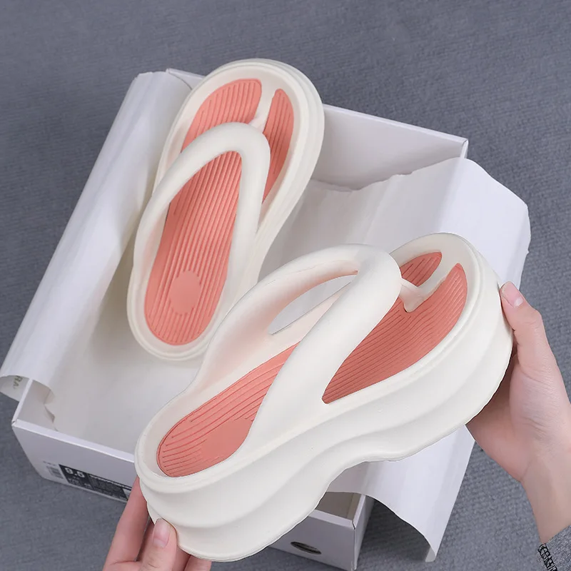 Шлепанцы женские летние из ЭВА удобные нескользящие мягкая подошва толстая