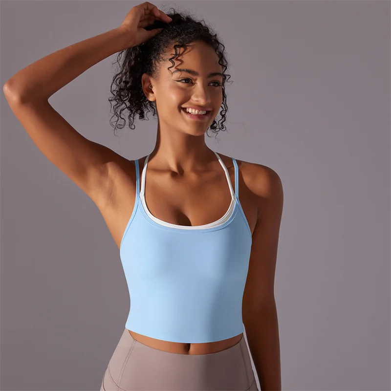 Женские бюстгальтеры для фитнеса и йоги красивые спортивные с открытой спиной