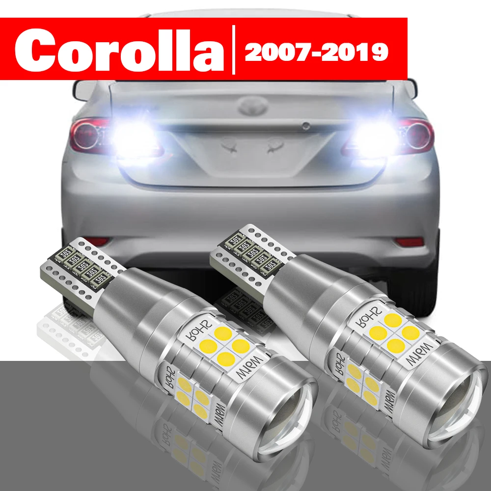 

For Toyota Corolla E15 E18 2007-2019 Accessories 2pcs LED Reverse Light Backup Lamp 2010 2011 2012 2013 2014 2015 2016 2017 2018