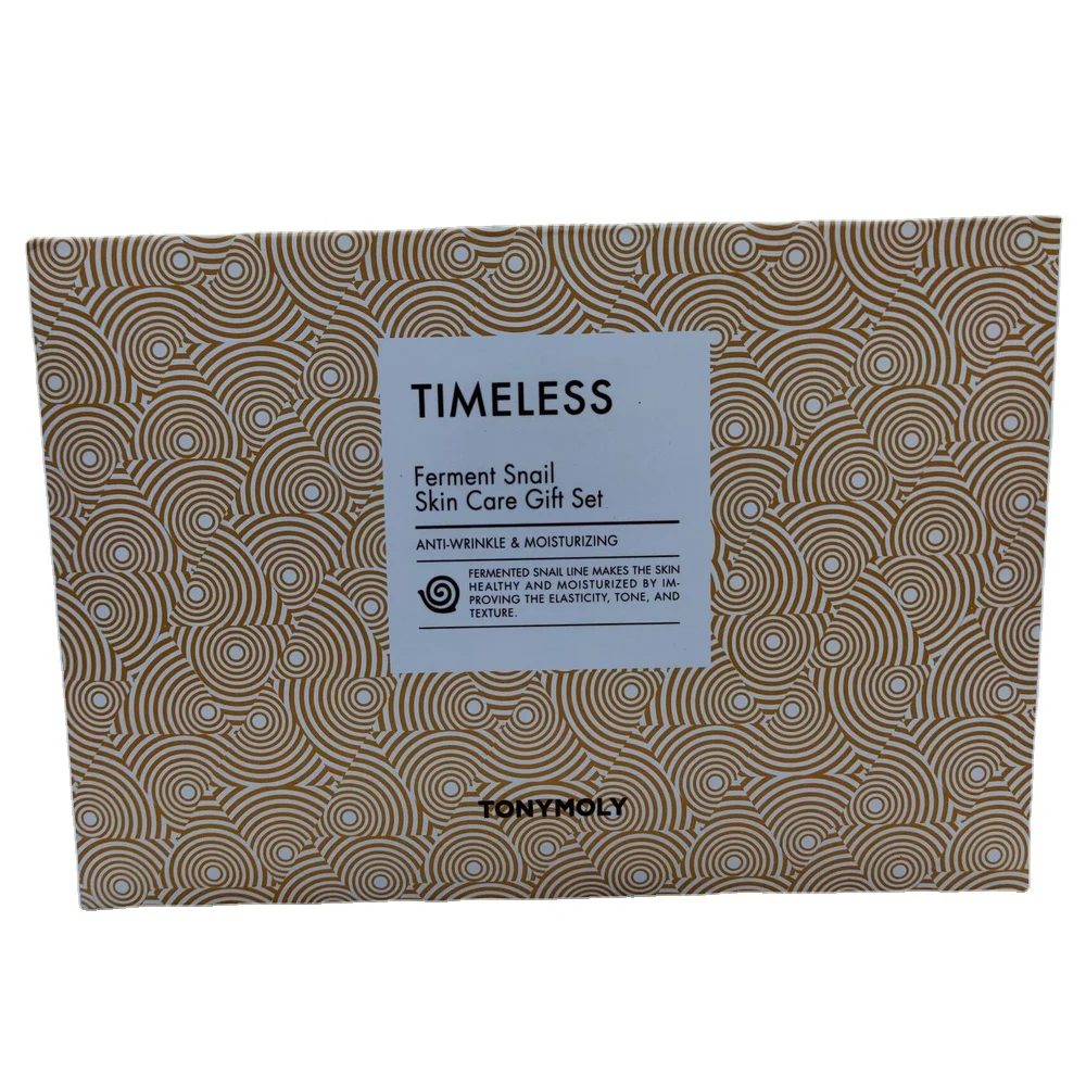 

TONYMOLY timeless ferment snail skin care gift set 68ml anti-wainkle&moisturizing health and beauty sample products