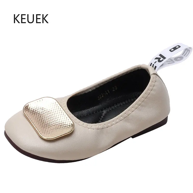 

New Children Loafers Leather Shoes Girls Princess Breathable Flats Toddler Comfortable Baby Moccasins Kids Spring Autumn 03A