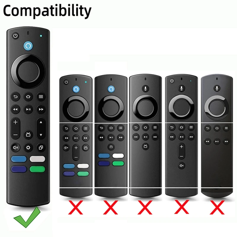 

Мягкий водонепроницаемый силиконовый чехол для Amazon TV Fire TV 4-Series Remote E8BE
