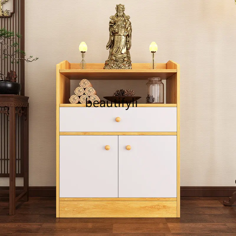 zqBuddha Нишевый домашний храм Будды простой новый китайский стиль шкаф для одежды