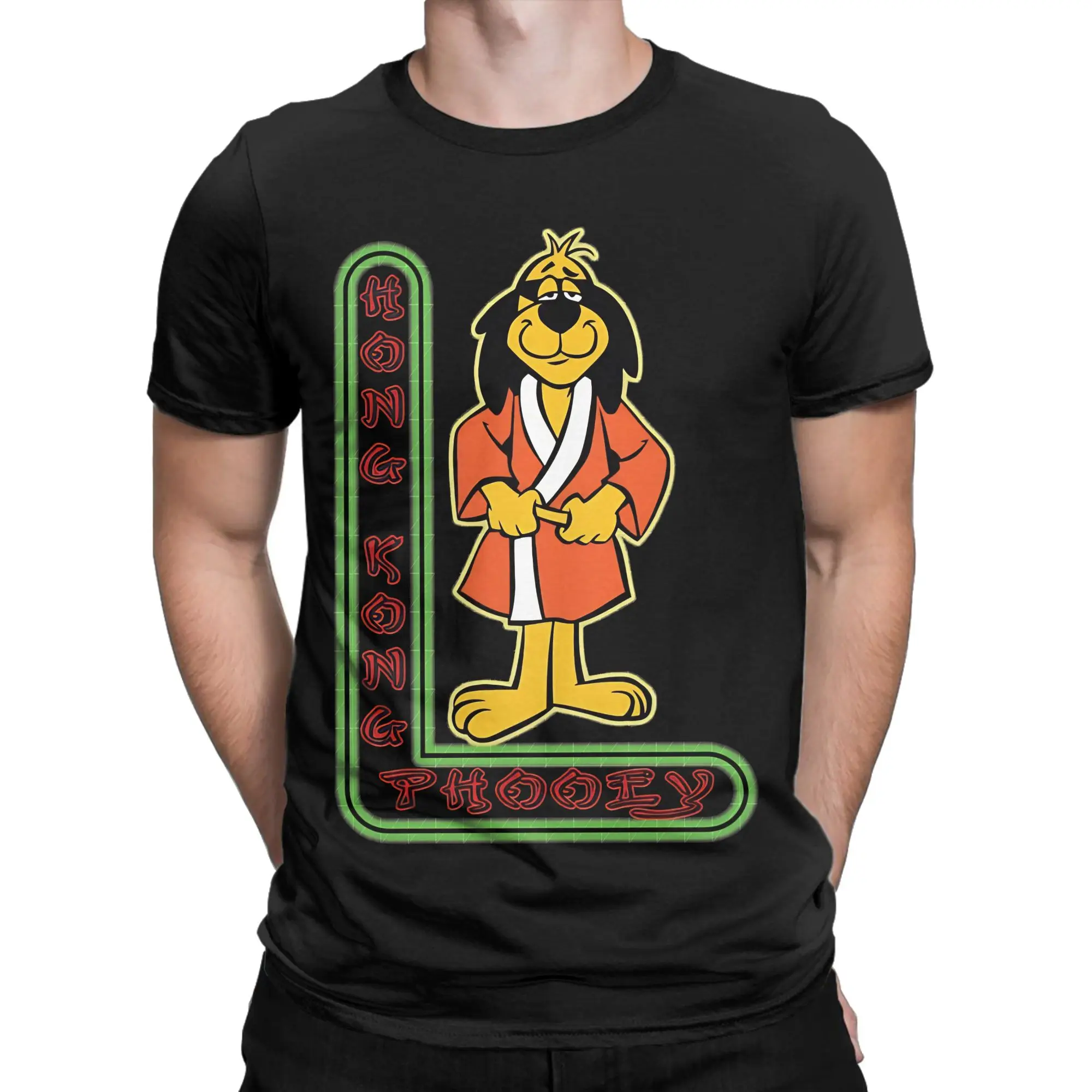Футболка из 100% хлопка с графическим принтом Video Gamer hHong Kong Kungfu Art Phooey Chinatown Novelty, футболки hHong Kong Phooey для мужчин (art.: 3920db89487f0) - 3920db89487f0