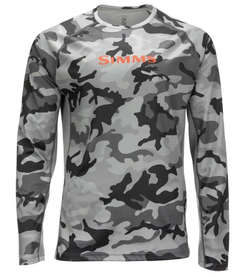 New Simms Camouflage Fishing Apparel Outdoor Double Color Long Sleeve T-shirt Sun Protection Angling Clothing enlarge