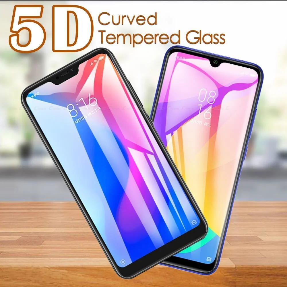 

5D изогнутый край Полное покрытие защита экрана закаленное стекло для Xiaomi Mi A2 Lite A3 Mix 4 Civi 1S защитная пленка