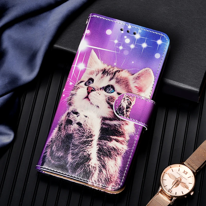 Кожаный чехол-книжка для Huawei Y5 Y3 7 9 2018 Nova Lite Plus 7A 7C P9 Mini Y6 2017 Pro |