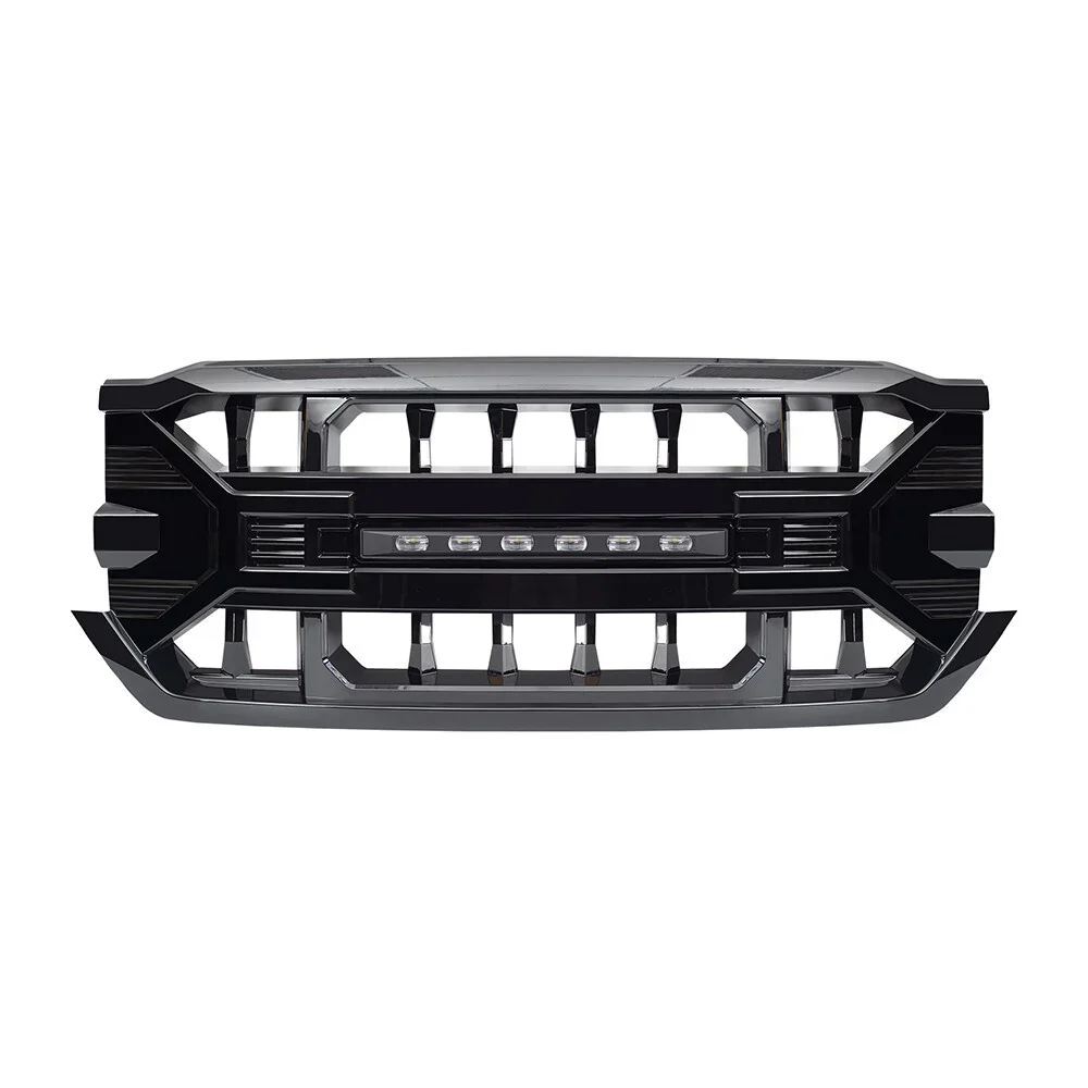 Фото Для Chevrolet Silverado 1500 2016-2018: передняя решетка в стиле Tomahawk, гоночная решетка, сетчатая решетка для бездорожья, аксессуары для замены. №3