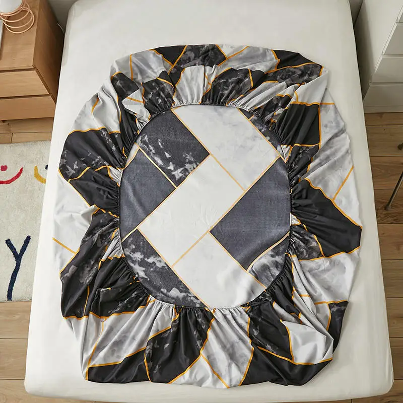 Быстрая доставка односпальное постельное белье из полиэстера наматрасник