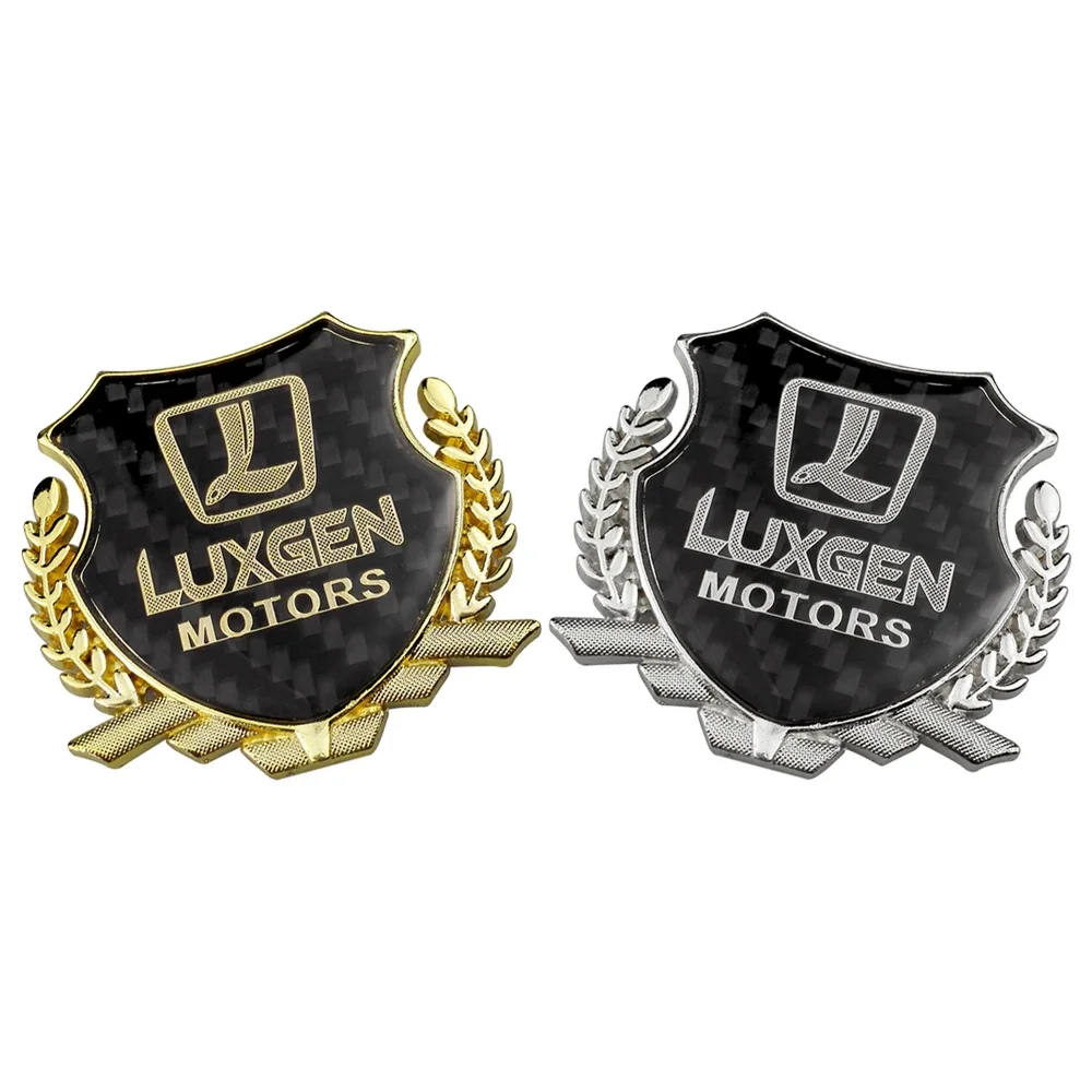 Боковая наклейка автомобиля металлическая декоративная эмблема для Luxgen 7 S5 U6 U7