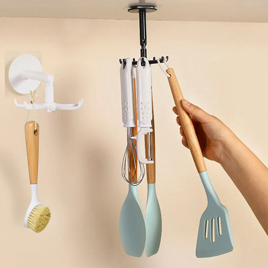 Регулируемая вращающаяся стойка для хранения самоклеящаяся подвесная