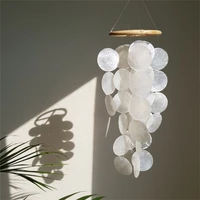 handmade natural shell wind chimes homestay wind chimes ornaments childrens room small hanging bell home decoration gifts