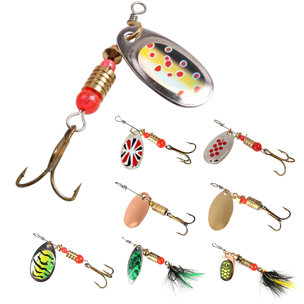 

1 шт., рыболовная приманка-блесна, металлическая блесна