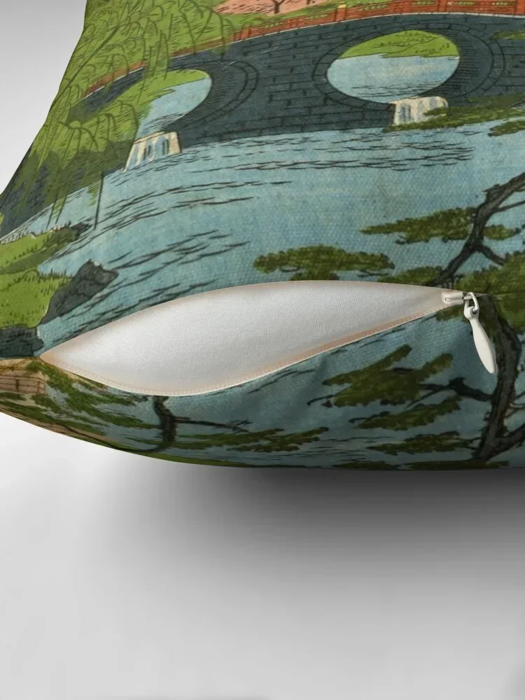 Подушка для детей Megane Bridge At Otani провинция ямаширо хирошидж утагава 1859