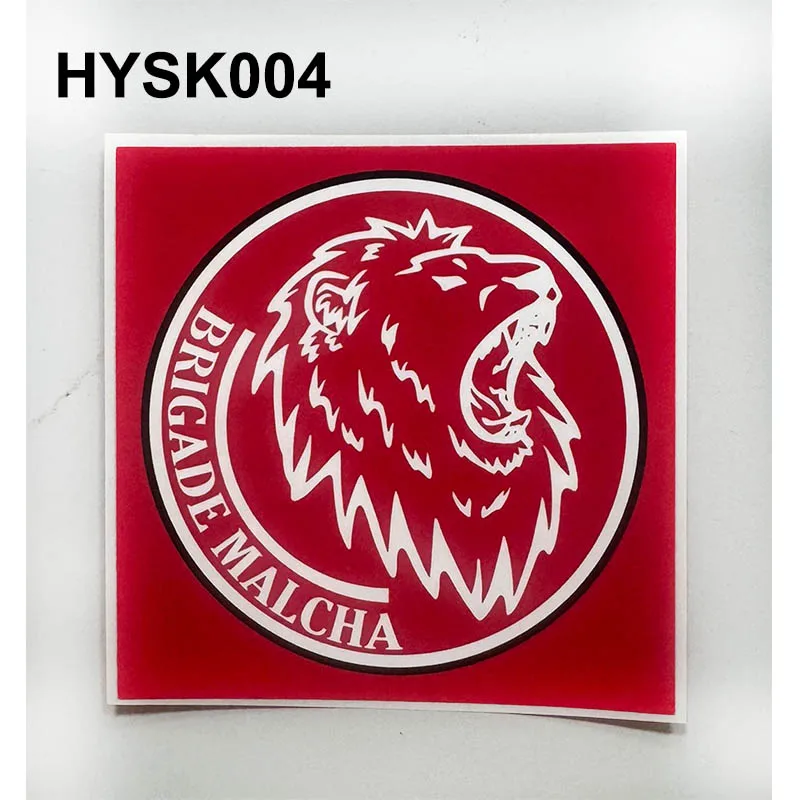 Фото Водонепроницаемые декоративные наклейки 9*9 см Hapoel Jerusalem FC Ultras Brigade Malcha для автомобиля, сумки, кружки, стены, холодильника HYSK001-010 №5