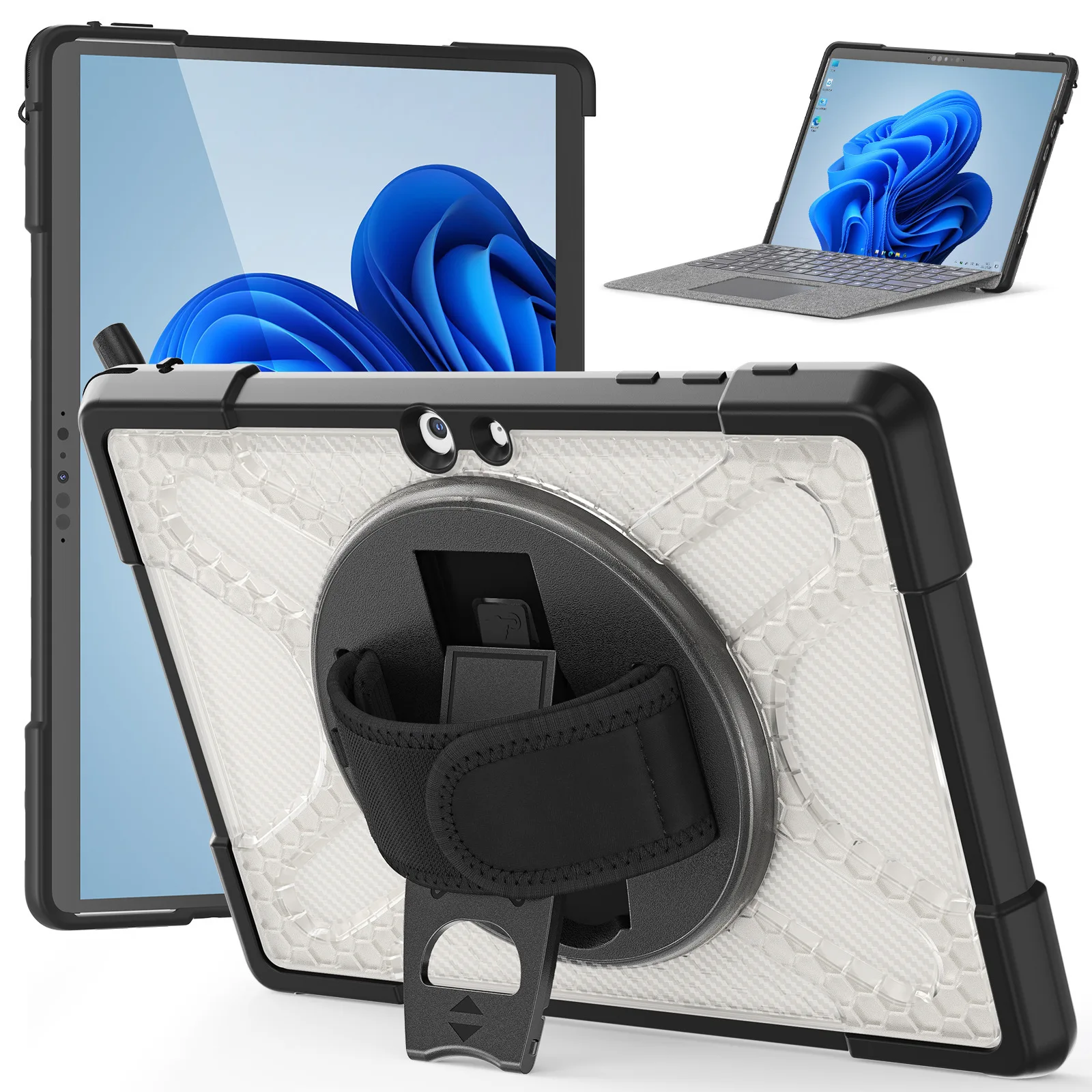 360 Rotating Shockproof Case for Microsoft Surface GO 1 2 3 10.5