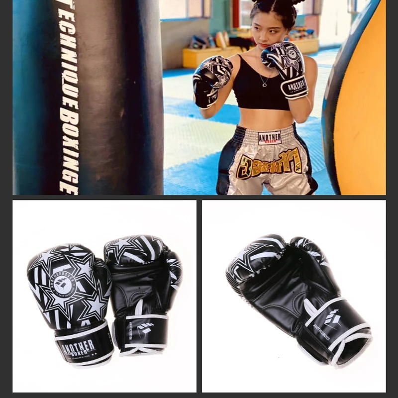 Training boxing gloves children adult general Sanda fighting gloves pu shock-absorbing men's and women's boxing equipment
