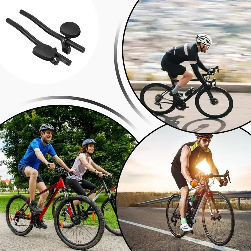 Аэродинамические перекладины из алюминиевого сплава черный велосипедный