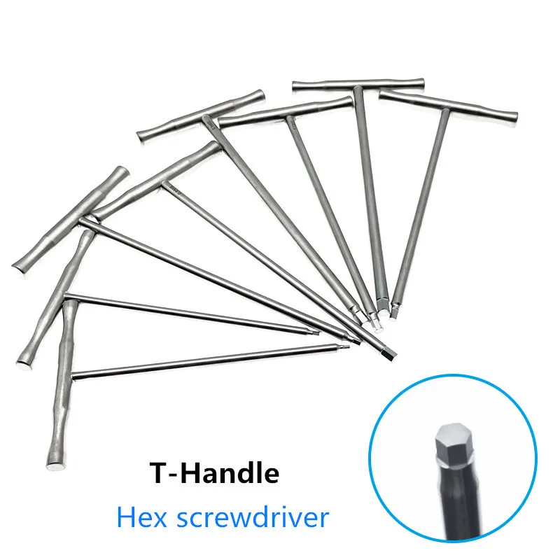 

Т-образная рукоятка, шестигранная отвертка, инструменты из нержавеющей стали для ортопедической промышленности