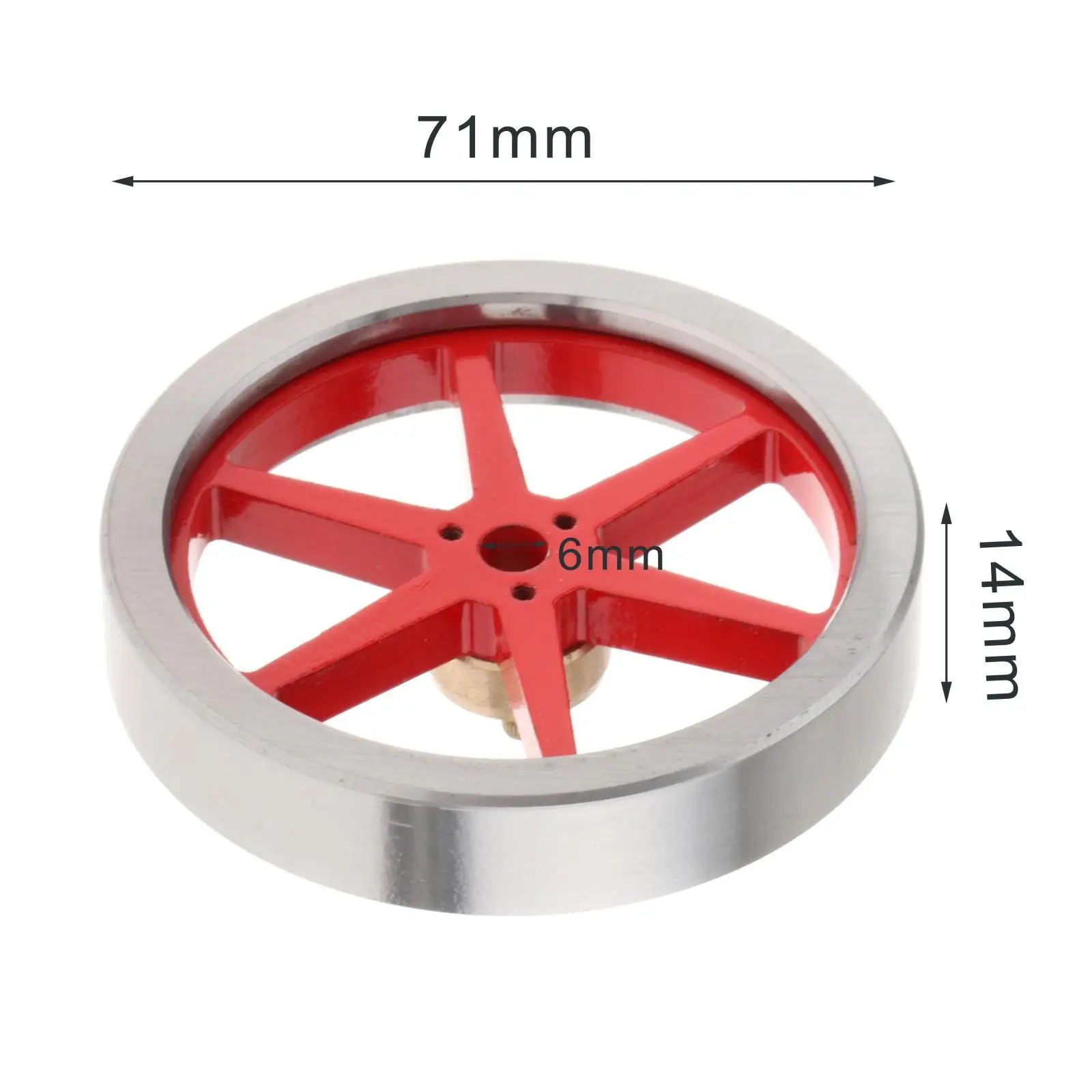 

Engine Replacement Part Metal Educational Spare Part Physical Mechanical Learning 0.24''inner Diameter Hot air engines Flywheel