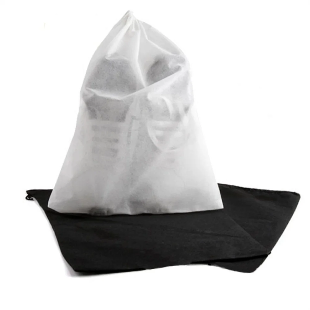 

5Pcs Dust-proof Shoes Bag Non-woven Fabrics Drawstring Travel Portable Shoe Storage Bag Shoe Pouch for Travel Shoes Organizer