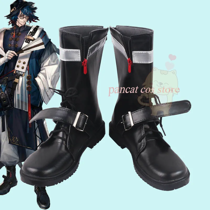 

Arknights Anime Mr.Nothing Cosplay Shoes Comic Anime Game Cos Long Boots Cosplay Costume Prop Shoes for Con Halloween Party