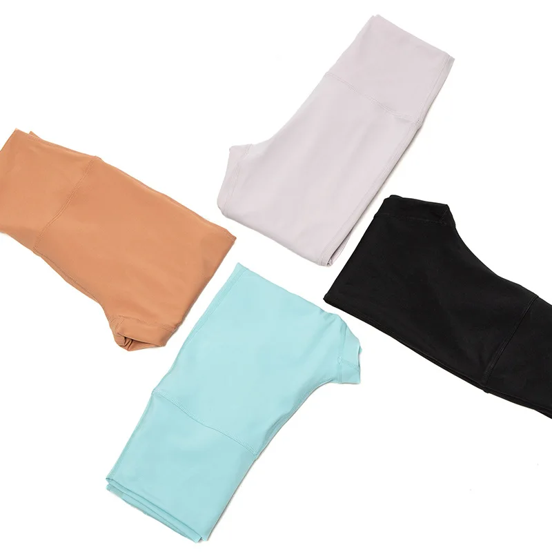 Mesh Patch Yoga Pants Butt Lifted Sports Leggings Soft Nylon Running Trousers Gym Fitness Sportswear High Waist Workouts Tights