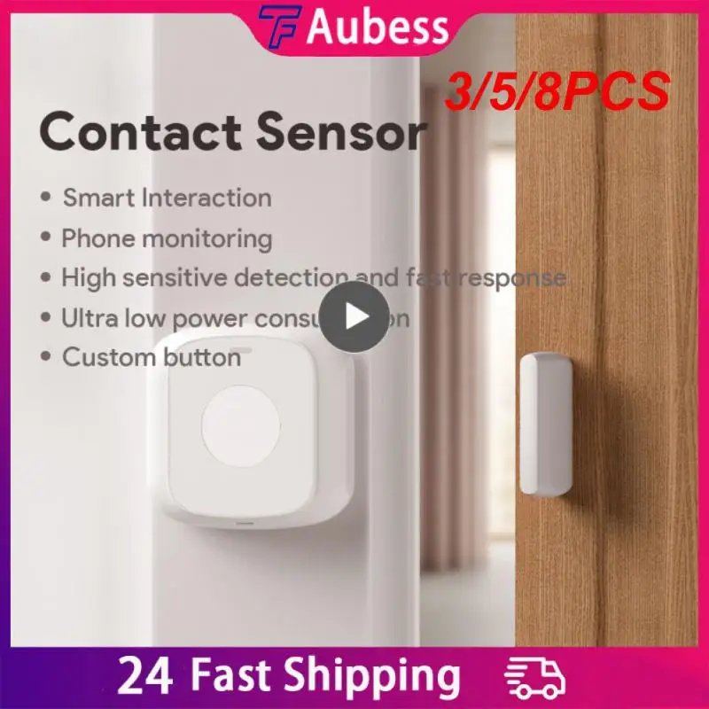 

3/5/8PCS Home Security Zigbee Smart Detecter Ultra Low Power Consumption Security Protection Alarm Burglar Scene Function