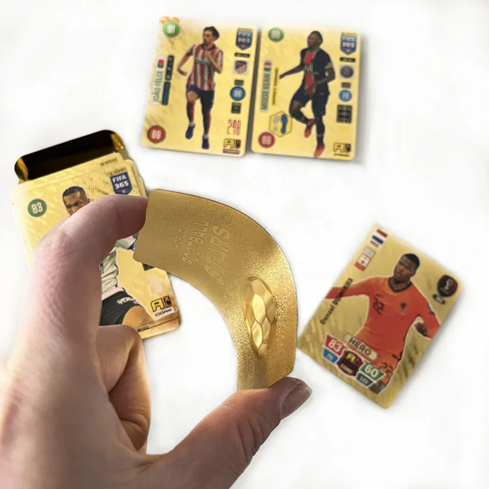 Коллекция 2024, Классическая платиновая настольная игра в футбол, открытки для продажи, лимитированный Золотой фанат TCG, детские подарки на день рождения, игрушка (art.: 3920c7acbc700) - 3920c7acbc700