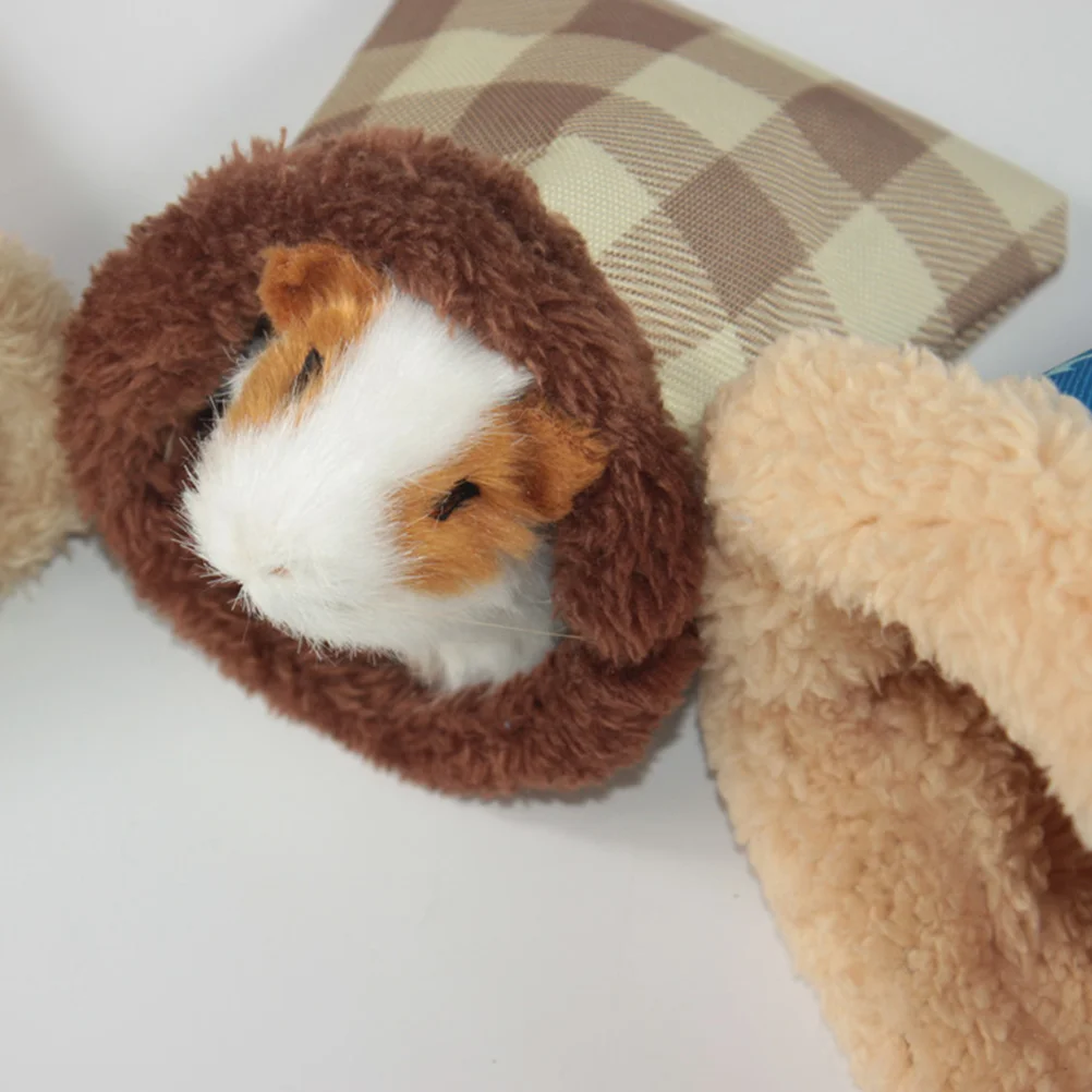 

Pet Hamster Guinea Bed Sleeping Sack Hedgehog Hideout Wrap Mat Snuggle Dog Pouch Cuddle Rat Cat Beds Warm House Cave Cage