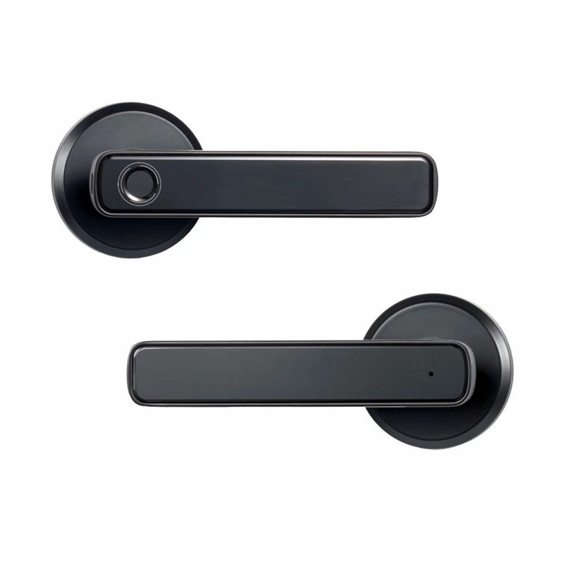 

Smart Fingerprint Door Lock Password Electronic Lock Electronic Lock Black Aluminum Alloy For Bedroom Home Hotel Apartment