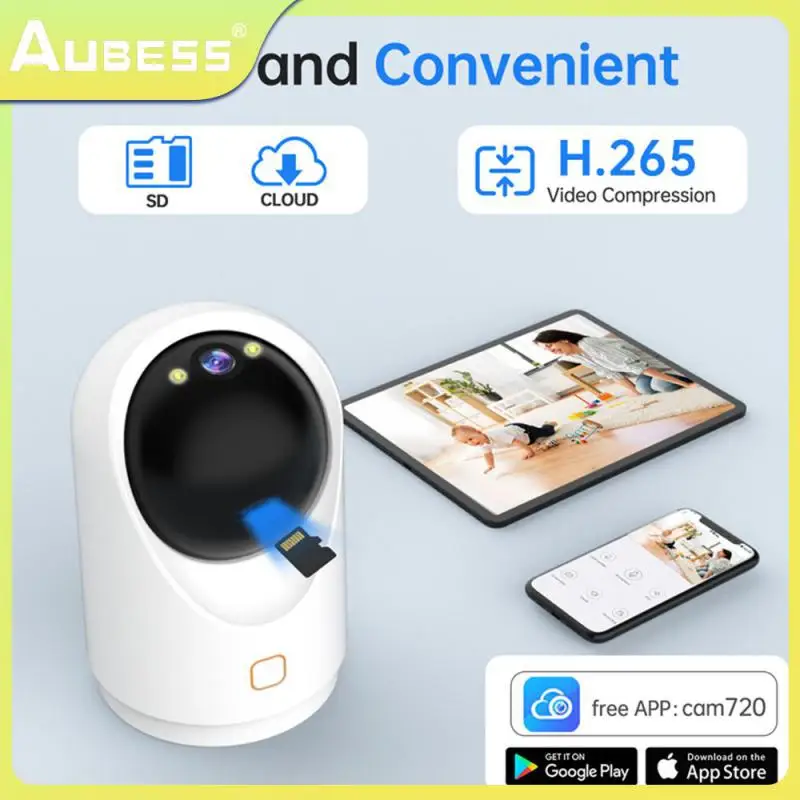 

3mp Wifi Camera Dead Angle Free P2p Intelligent Technology Remote Monitor Hdri Ultra Clear Visual Presentation Two-way Audio