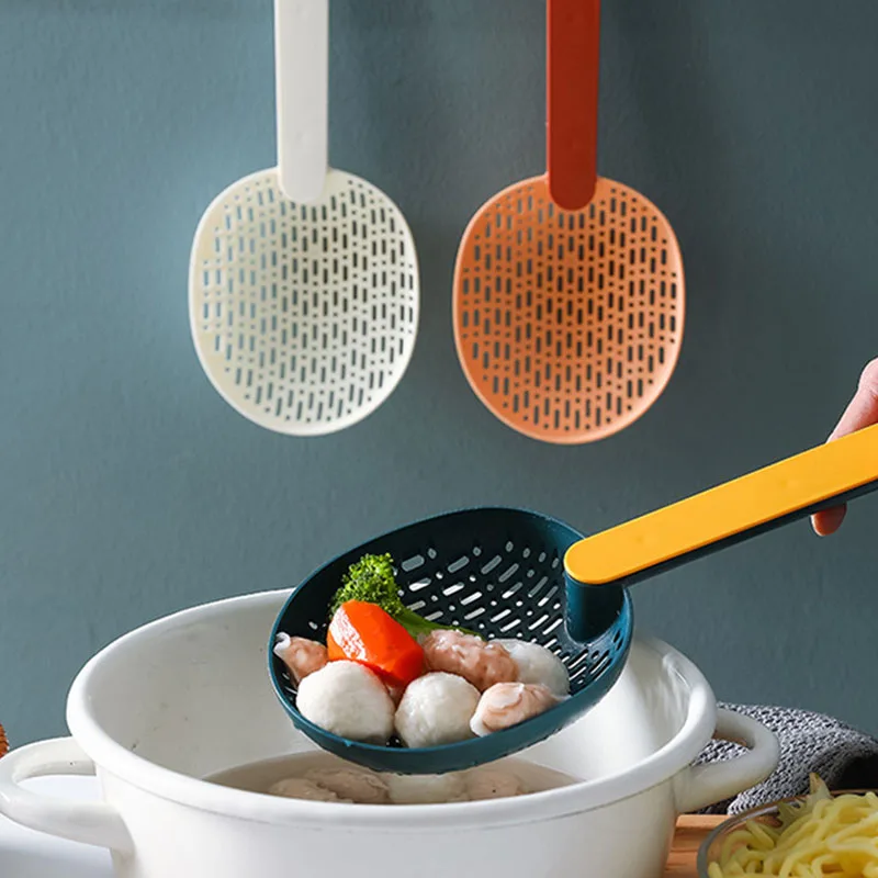 

Cooking Shovels Vegetable Strainer Scoop Nylon Spoon Large Colander Soup Filter Kitchen Tool High Temperature Resistant Pressure