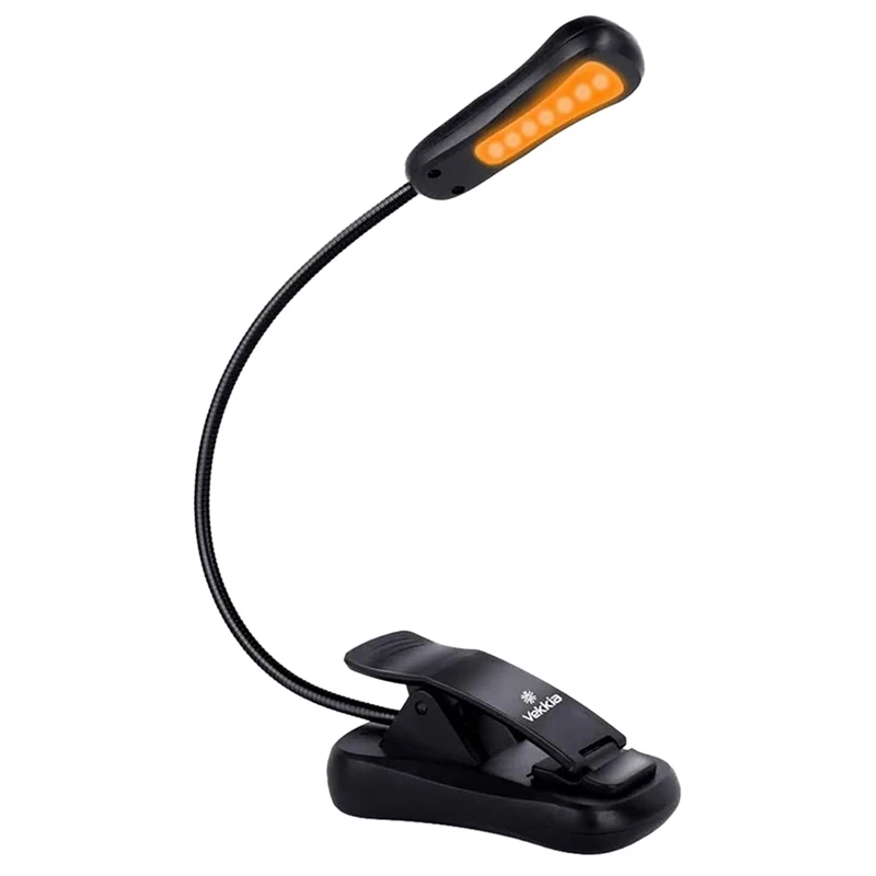 

Rechargeable 9 Led Eye-Care Book Light,Blue Light Blocking Reading Light 3 Levels,4200K For Strain-Free, Healthy Eyes