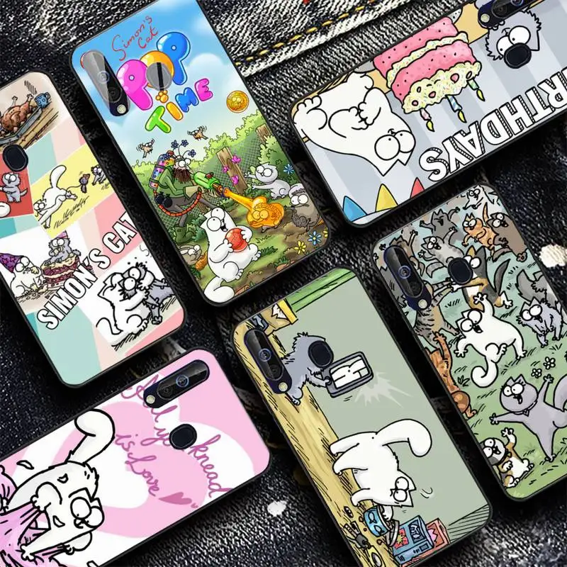 

S-Si-mon's C-CatS Phone Case For Samsung A 10 11 12 13 20 21 22 30 31 32 40 51 52 53 70 71 72 73 91 13 shell