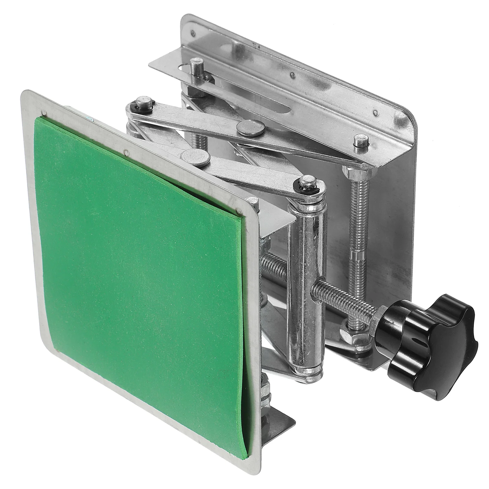 

Rubber Mat Adjustable Jack Platform Stand Laboratory Lifting Manual Stainless Steel Support Metal Labs