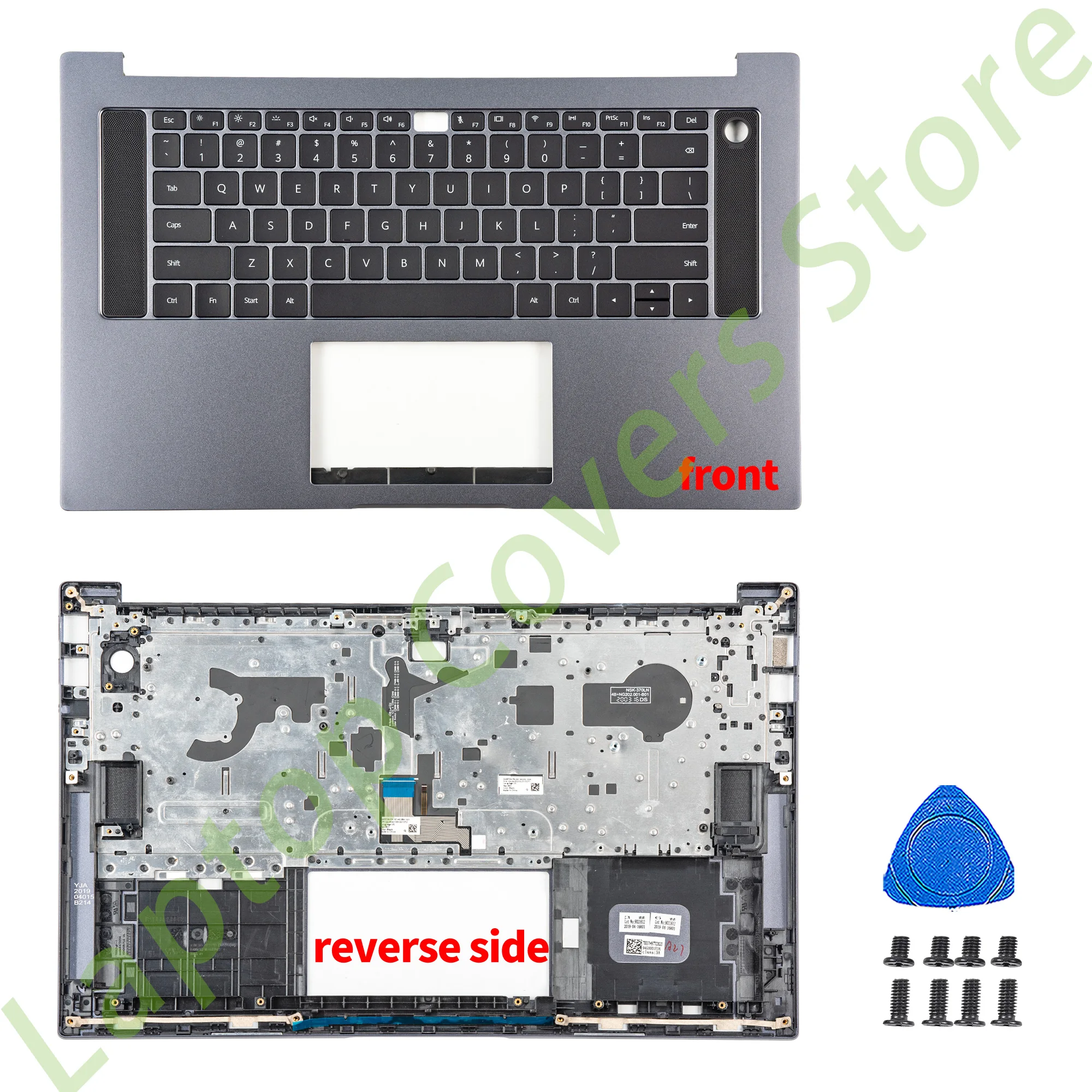 Задняя крышка для MagicBook Pro 16 HBL-W19/W29 HBB/HLYL-WFQ9 HLY-W19R HYLR-WFQ9 передняя панель упор рук