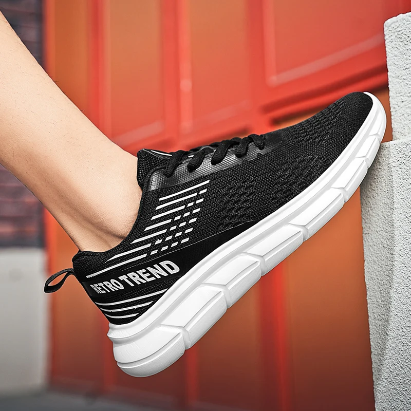 Original Brand Men's Shoes Mesh Breathable Running Shoes Lightweight Comforthable Casual Sneakers for Men Outdoor Walking Shoes