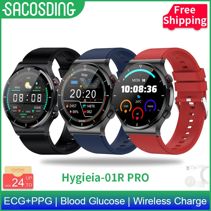 

Смарт-часы мужские с функцией измерения ЭКГ и пульса