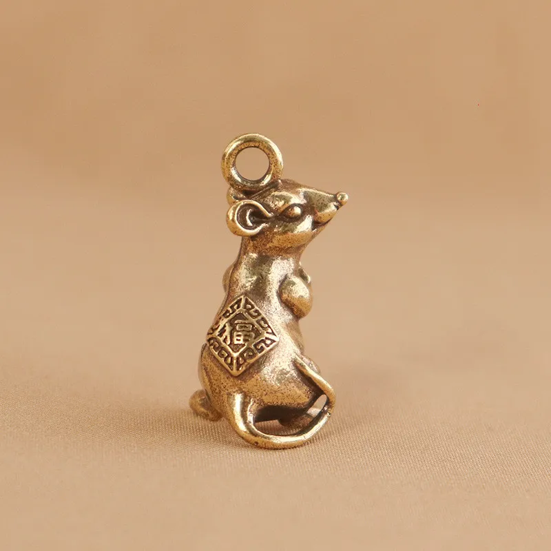 

Медная латунная мышь ручной работы в китайском стиле