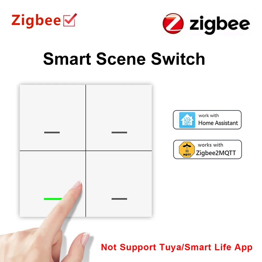 

Zigbee2MQTT 4-х групповой переключатель
